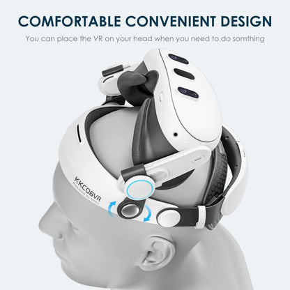 Q3 Halo Strap Compatible with Meta Quest 3 Enhanced Comfort, Replacement Elite Head Strap for Oculus 3 by Adjusting the Side Knobs