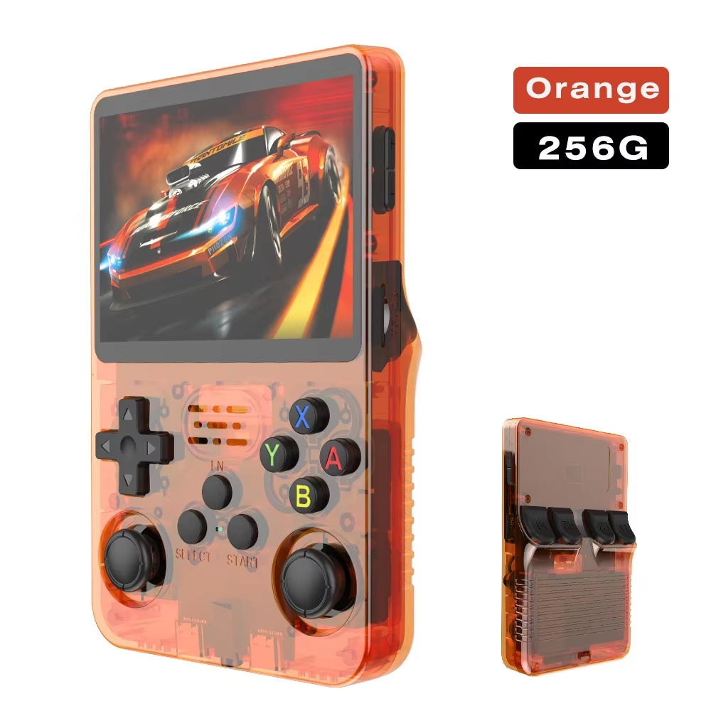 R36S Retro Gaming System: 256GB, 3.5" IPS, Portable