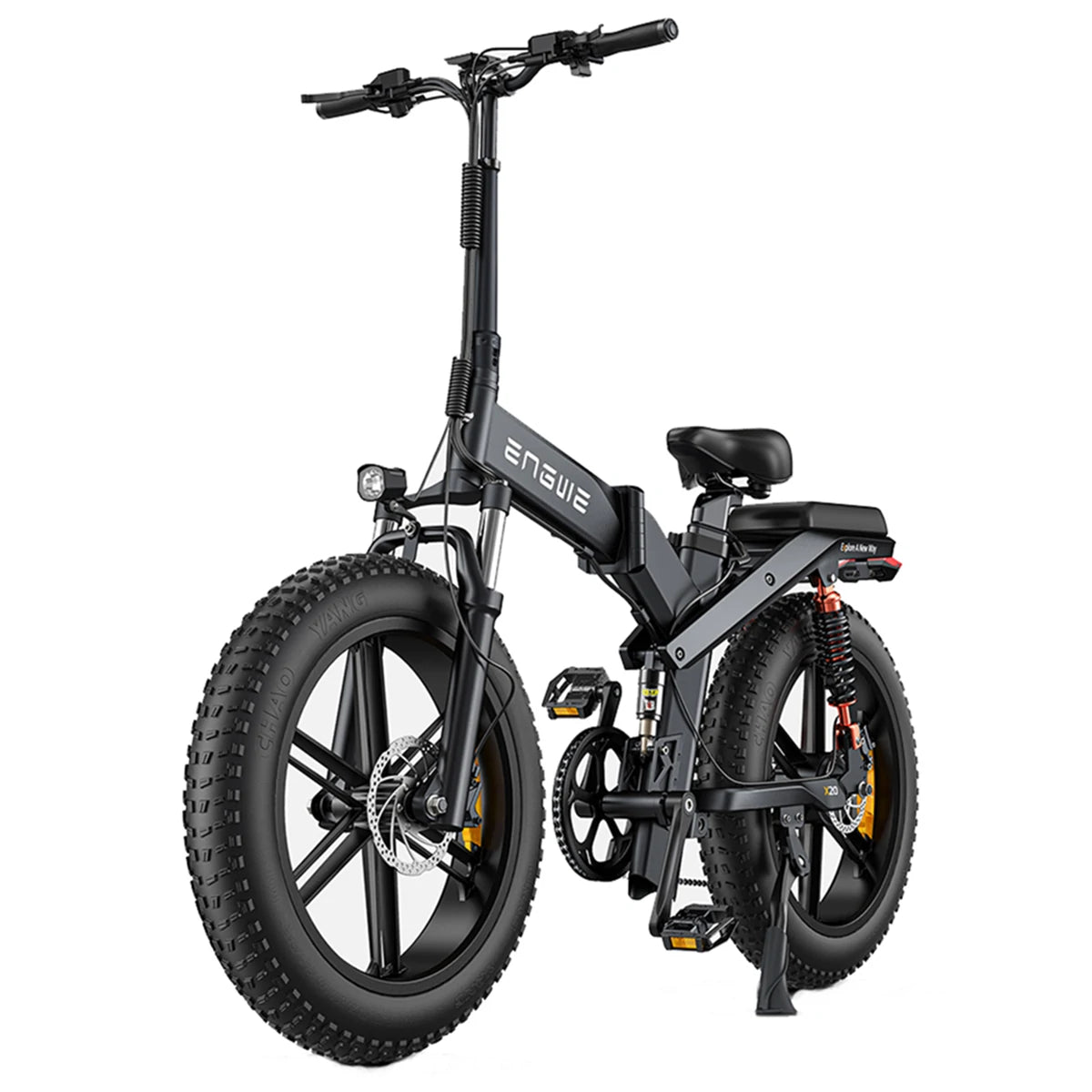 [UK DIRECT]  X20 48V 14.4AH+7.8AH 750W Electric Folding Bicycle 20 Inch 76-114KM Mileage Range Max Load 150KG