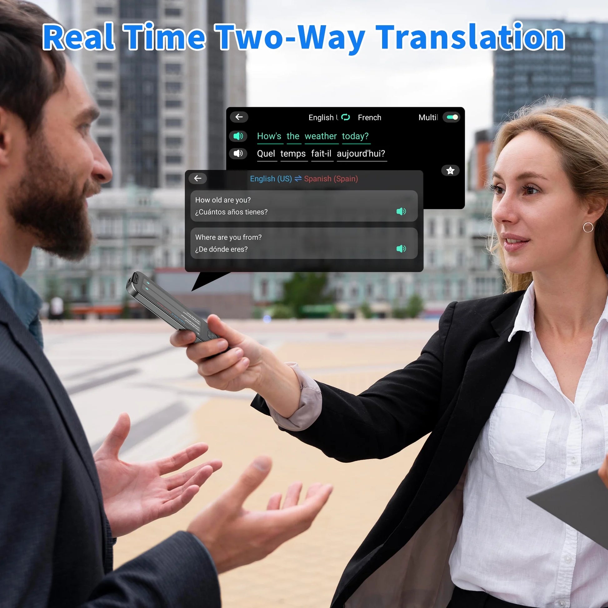P1 Smart Scanning Translator Pen - 134 Voice Language Translator, Photo & Text Scanning
