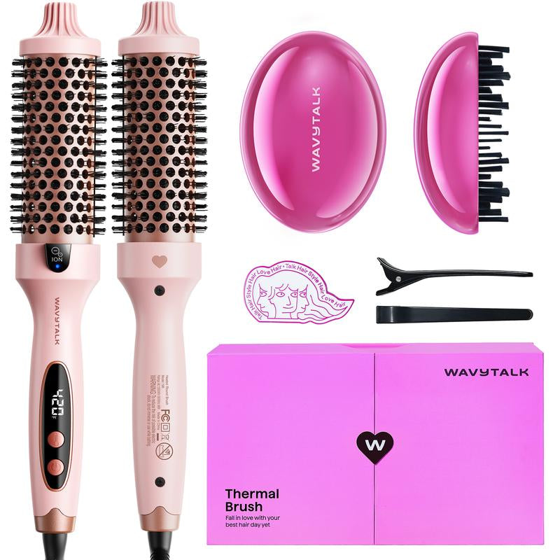 Wavytalk 1.5 Inch Ionic Thermal Brush: Blowout Boost