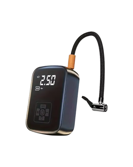 Wireless Electric Tire Inflator - Portable Air Compressor for Car, Motorcycle & Bicycle