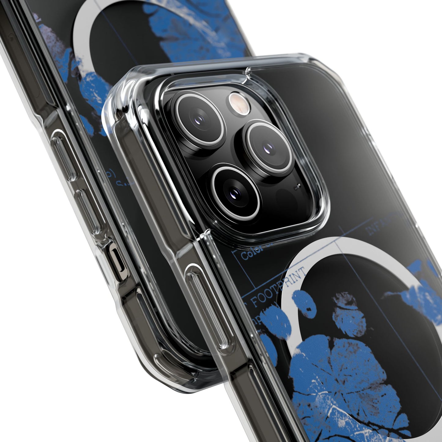 Clear Magnetic Phone Case – Mom’s Little Blue Footprints