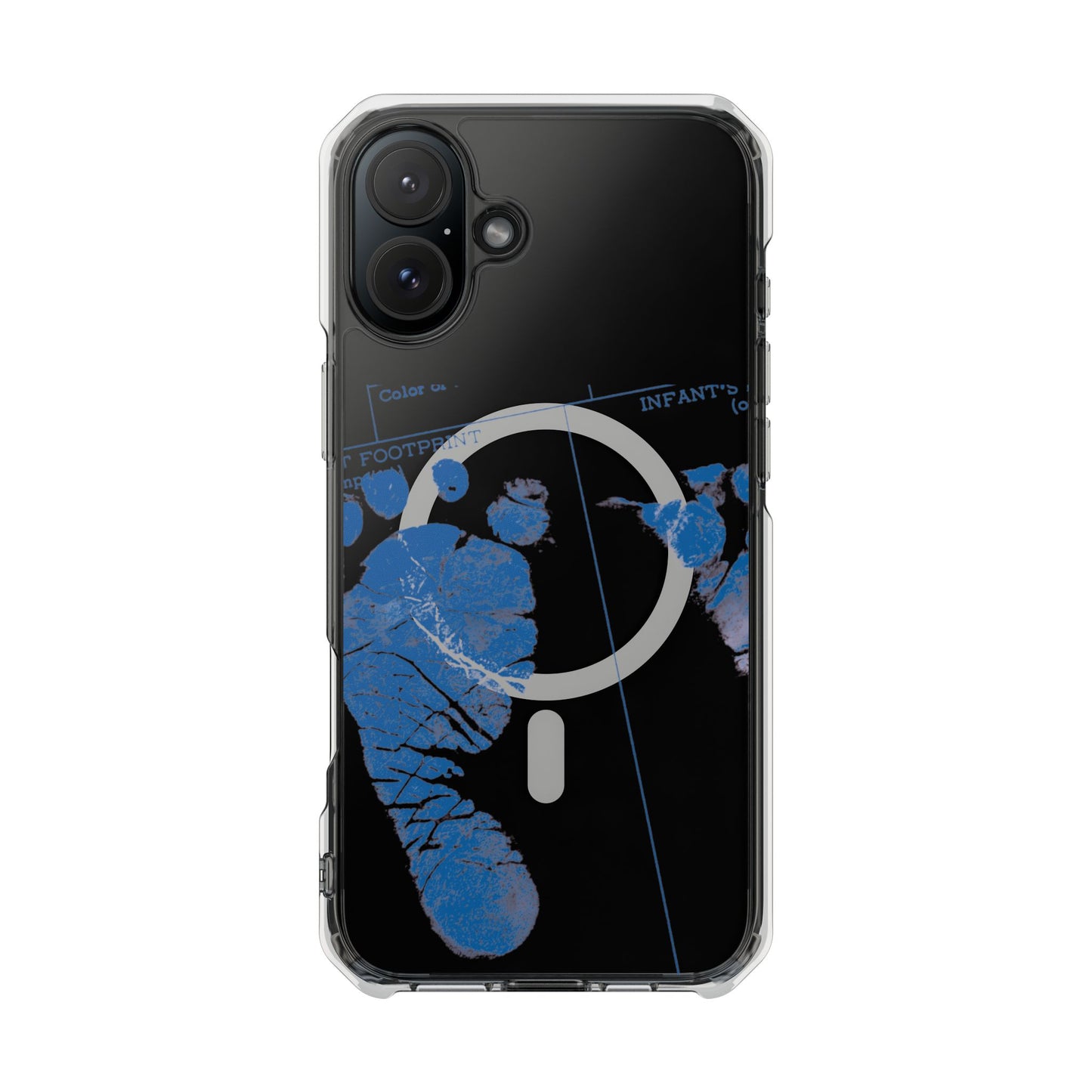 Clear Magnetic Phone Case – Mom’s Little Blue Footprints