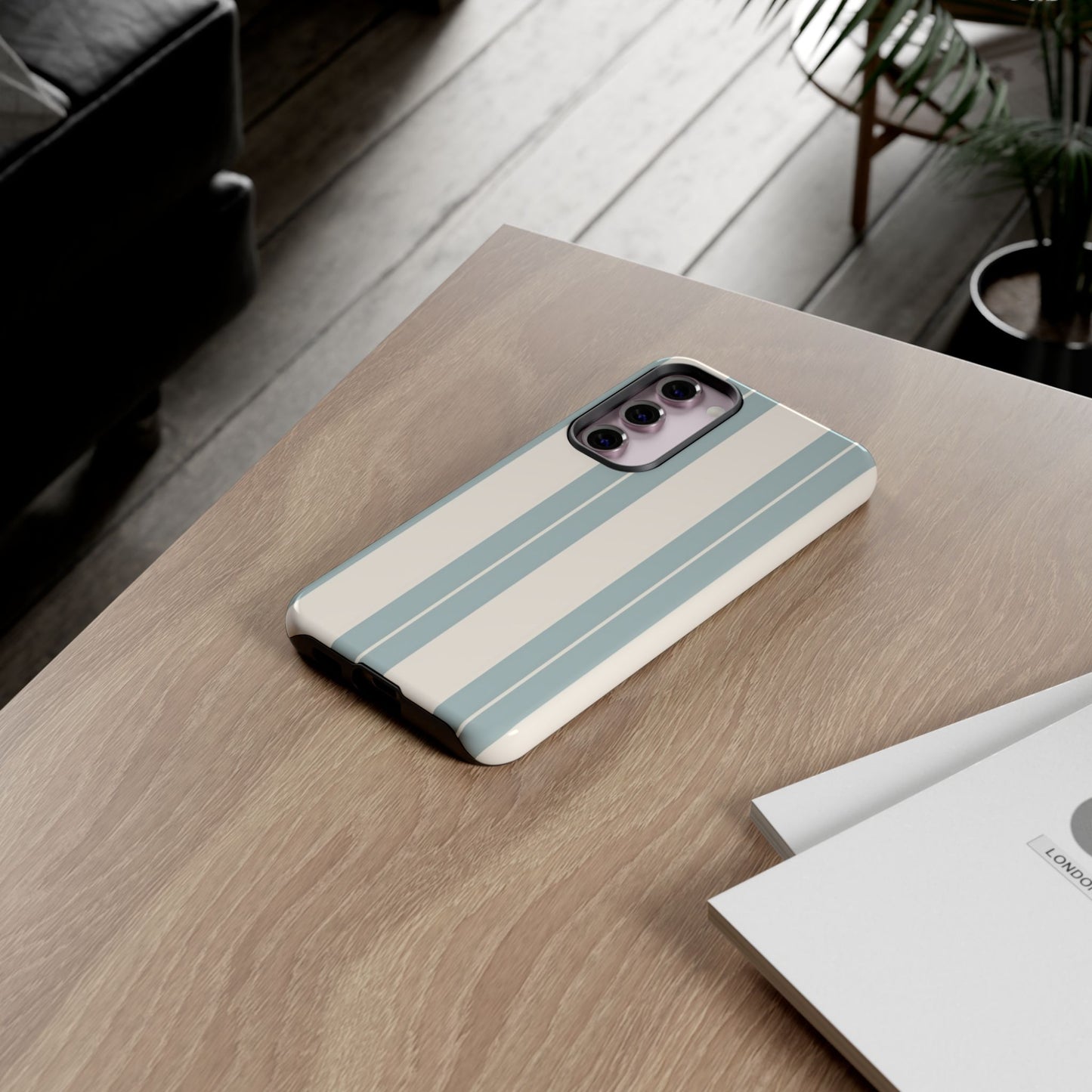 Protective Phone Case – Coastal Stripe