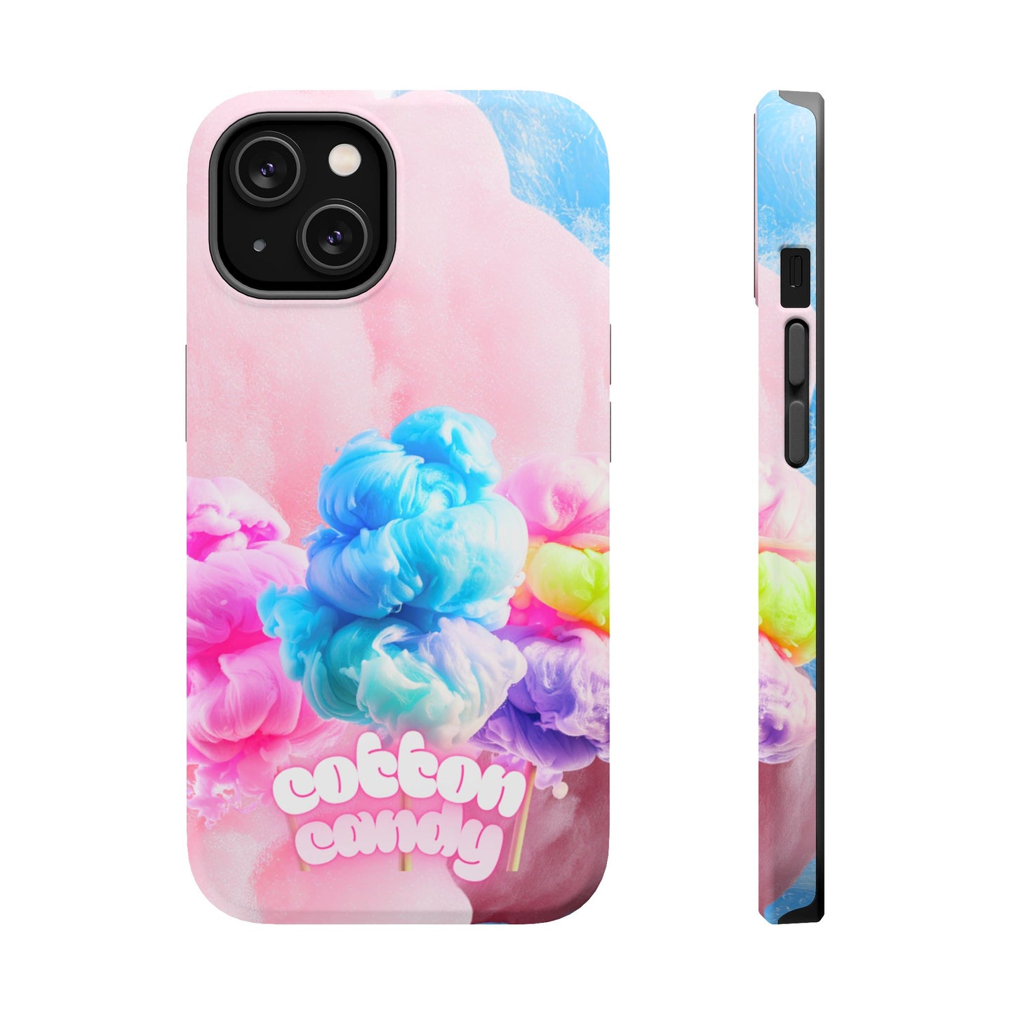Wireless-Charging Compatible Case – Cotton Candy Dream