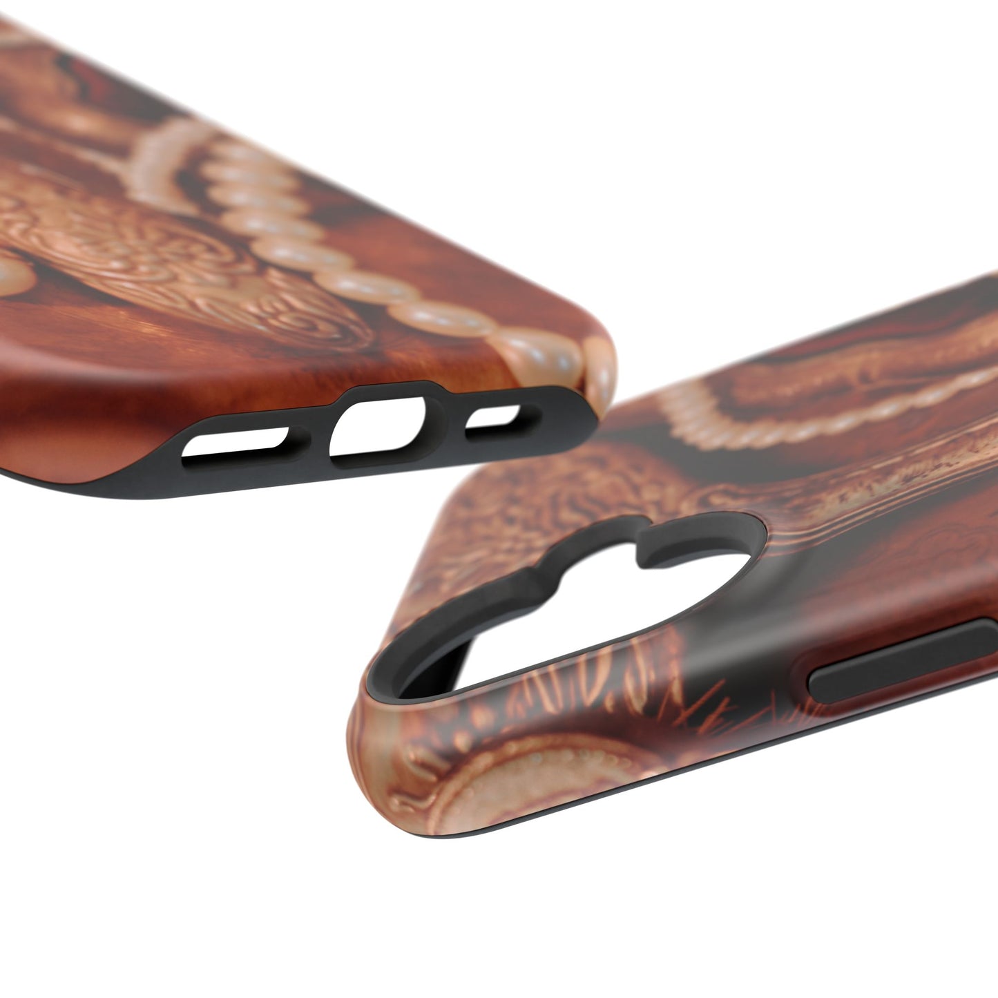 Impact-Resistant Phone Case – Bronze Vanity