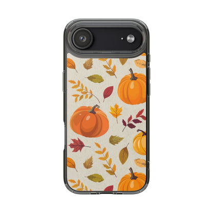 Clear Phone Case – Falling for Pumpkin