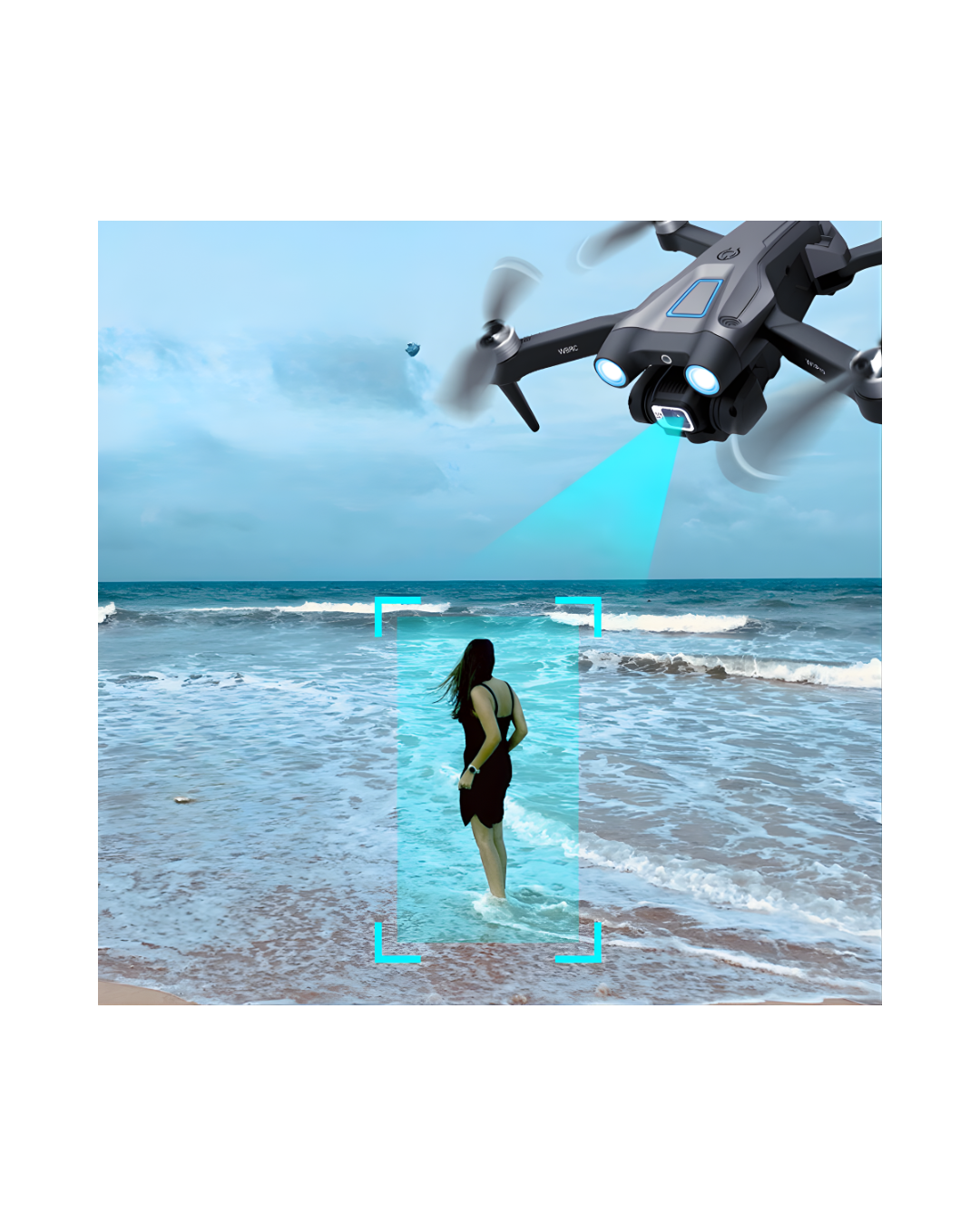 2024 RC Drone - 4K HD Dual Camera, WiFi FPV, Foldable Quadcopter with 3 Batteries