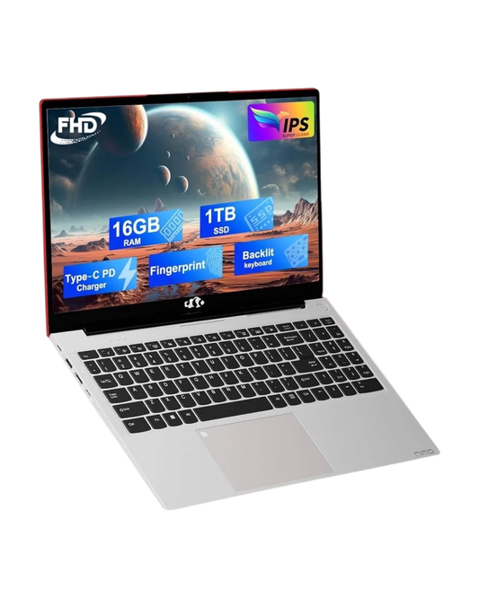 15.6" Laptop - Intel N100, 16GB RAM, 1TB Storage, Windows 11 Home