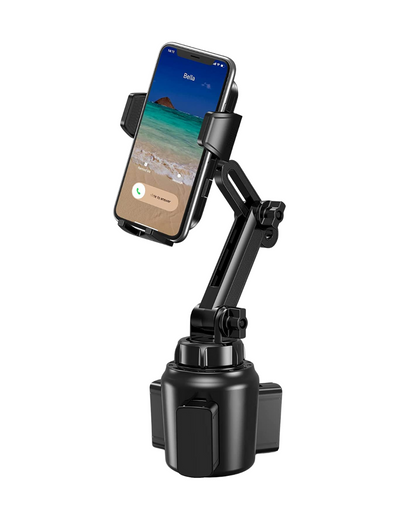2025 Universal Cup Holder Phone Mount - No-Shake Expandable Base for All Smartphones