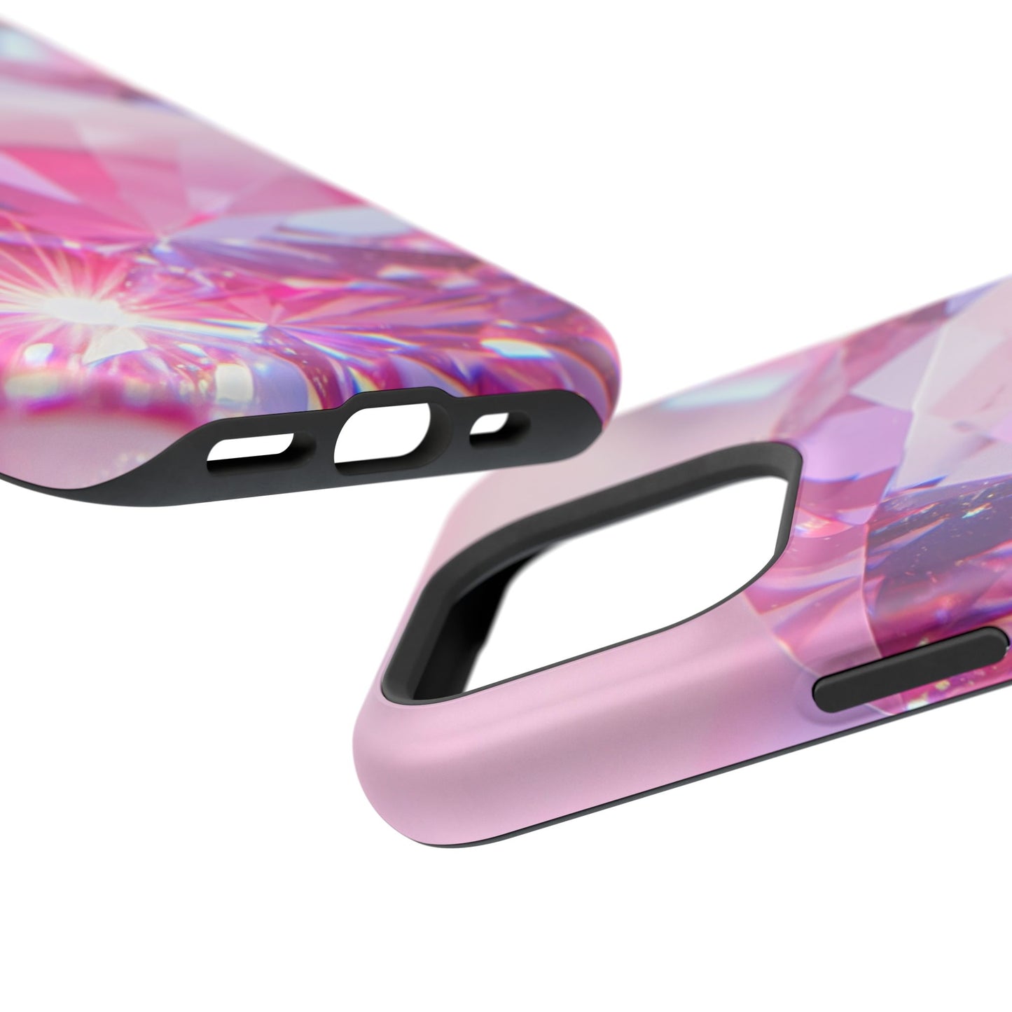 Impact-Resistant Phone Case – Pink Ice