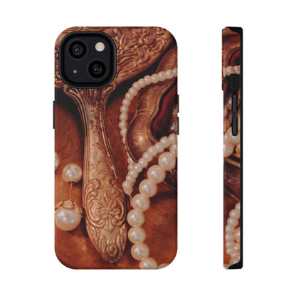 Impact-Resistant Phone Case – Bronze Vanity