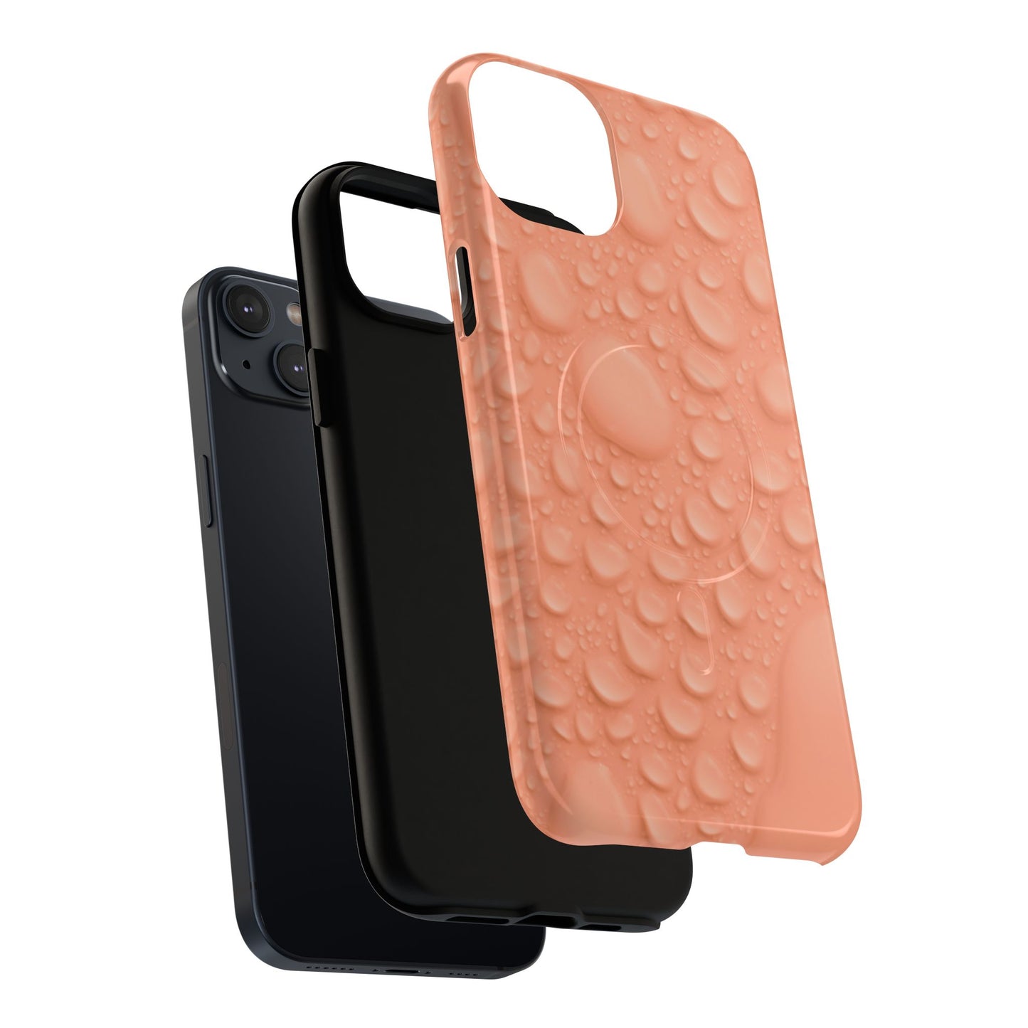 Protective Magnetic Phone Case – Apricot Rain