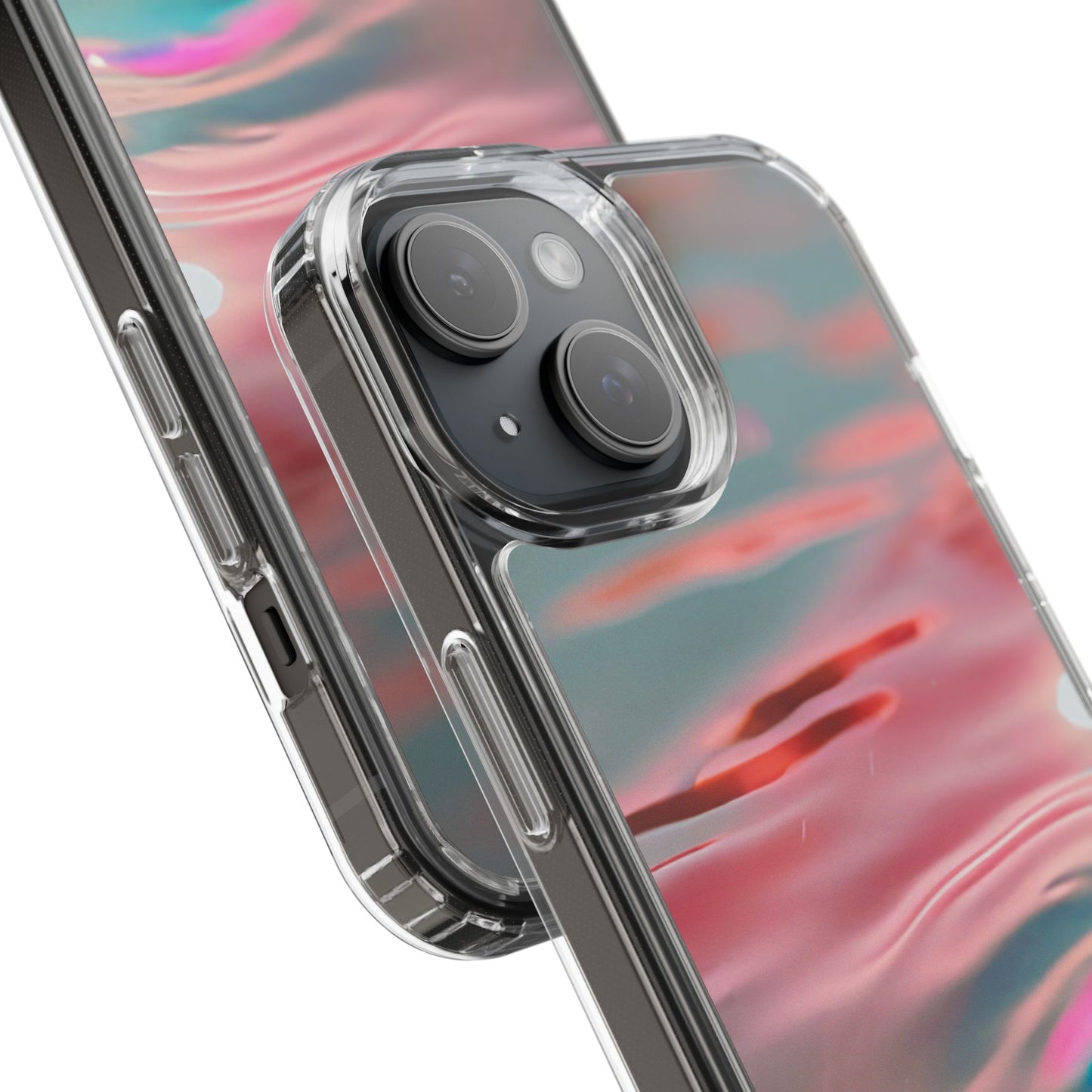 Clear Phone Case – Liquid Sunset
