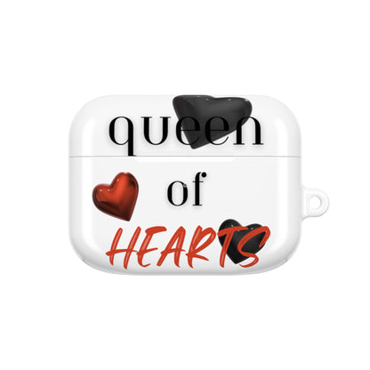 Earbud Case Cover – Queen of Hearts