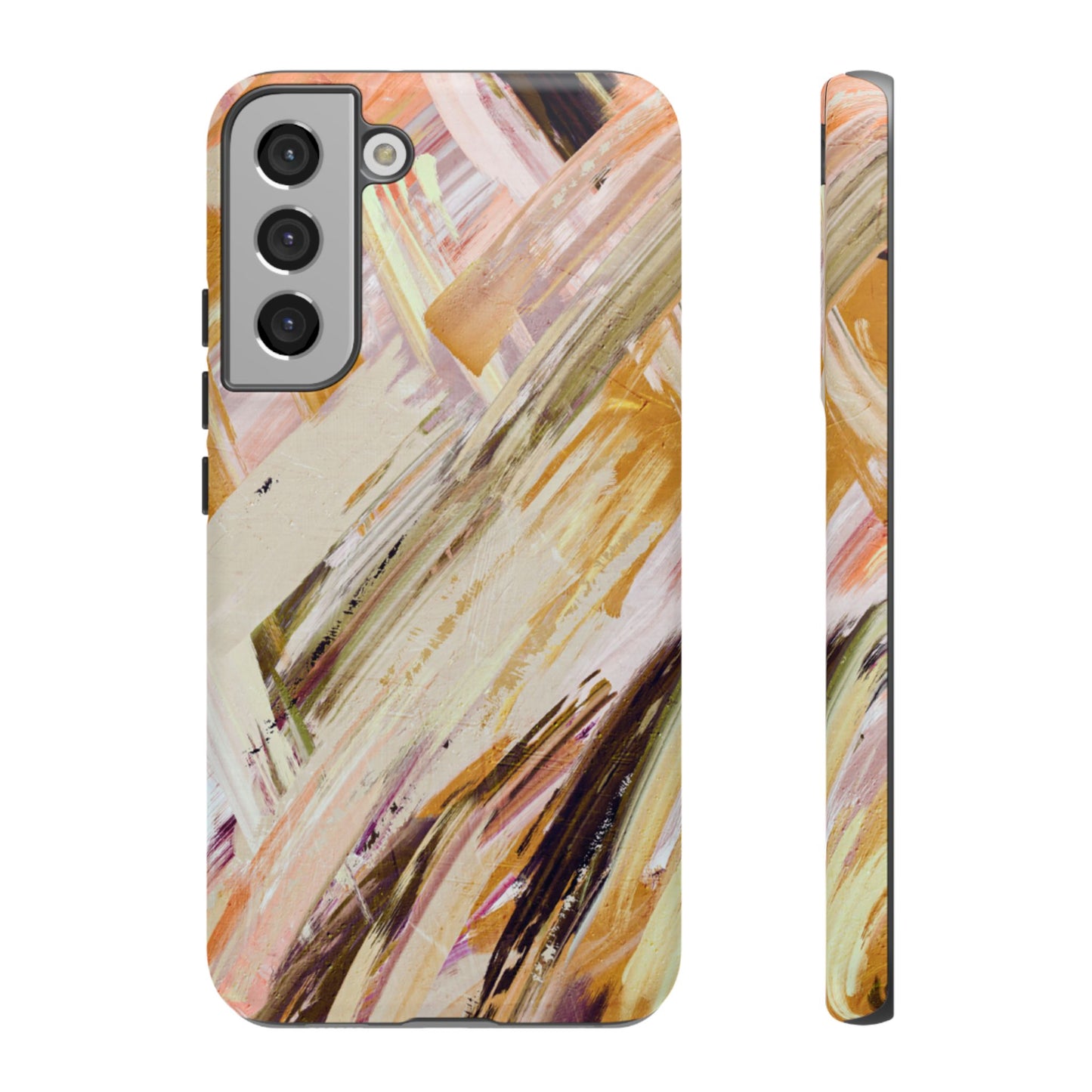 Protective Phone Case – Brush & Bronze