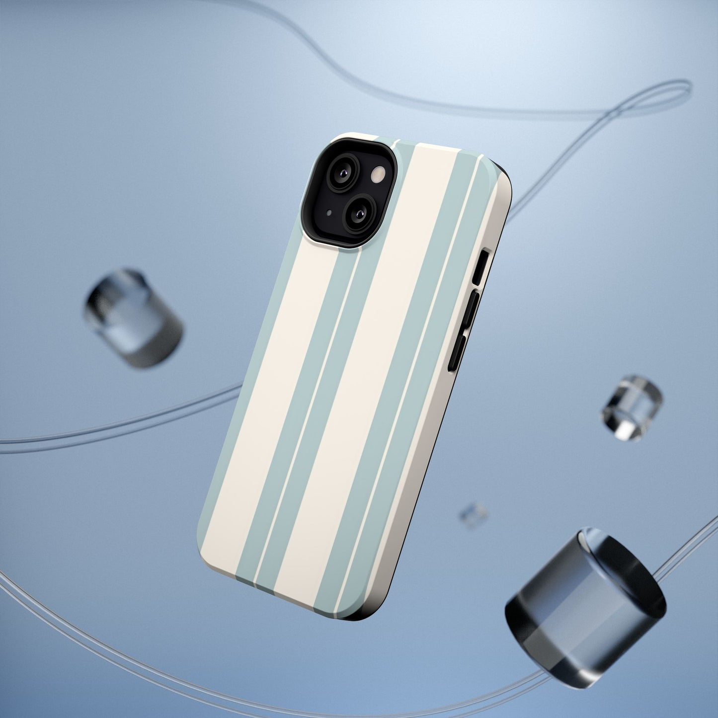 Impact-Resistant Phone Case – Coastal Stripe
