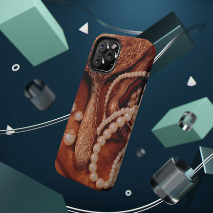 Impact-Resistant Phone Case – Bronze Vanity
