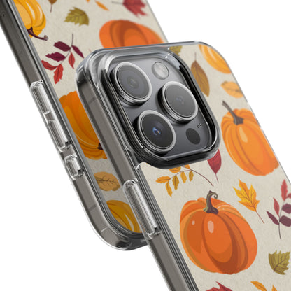 Clear Phone Case – Falling for Pumpkin