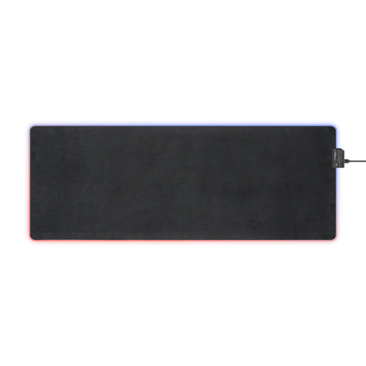 Gaming LED Desk Mat – Stitched in Darkness