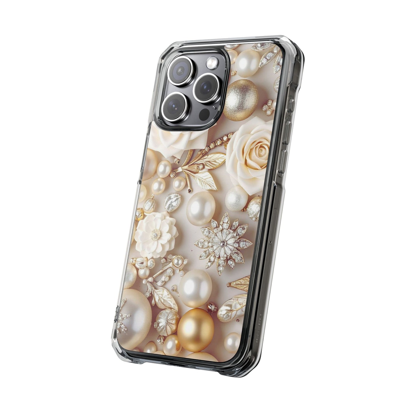 Clear Magnetic Phone Case – Ivory Opulence