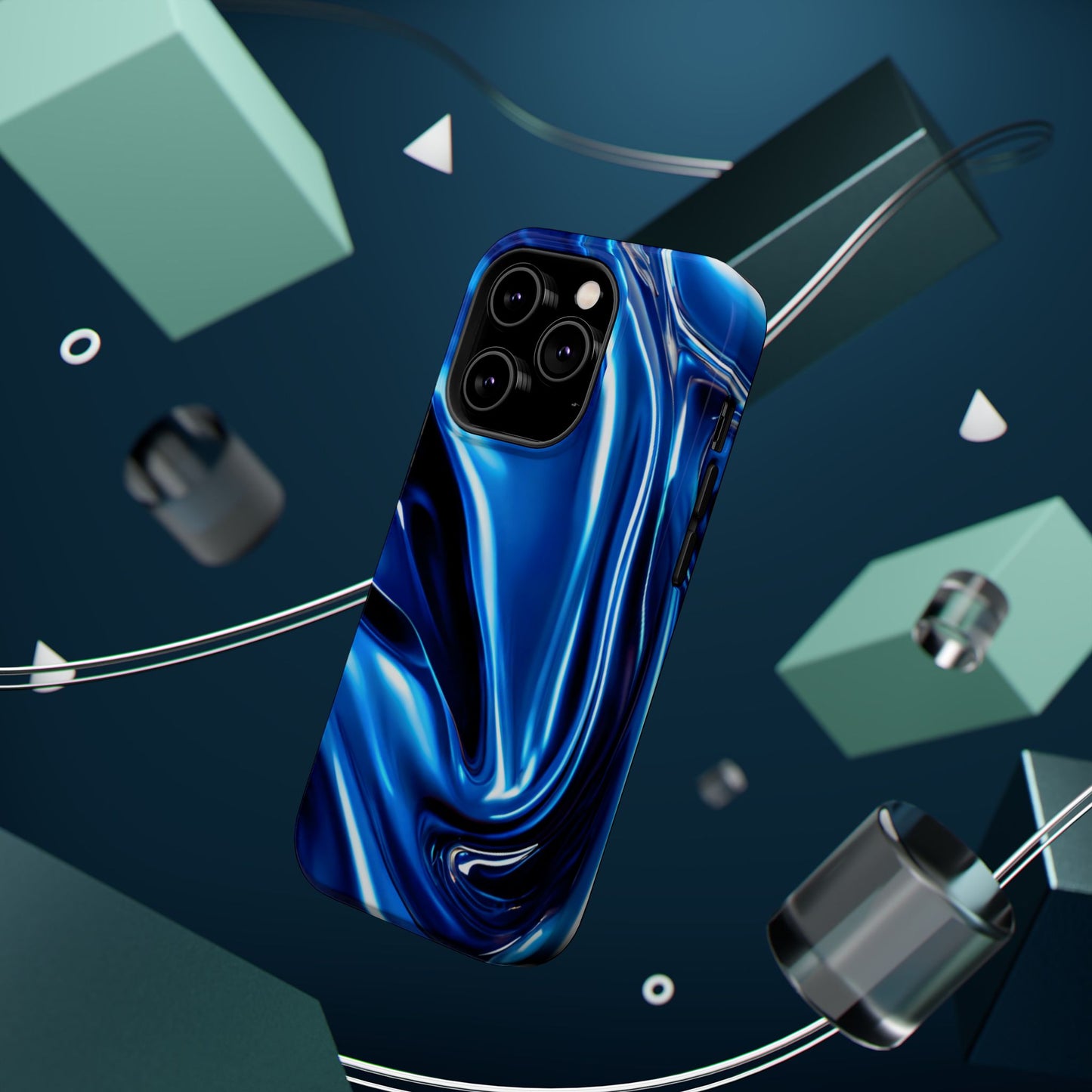 Wireless-Charging Compatible Case – Midnight Surge