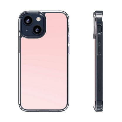 Clear Phone Case – Soft Blush
