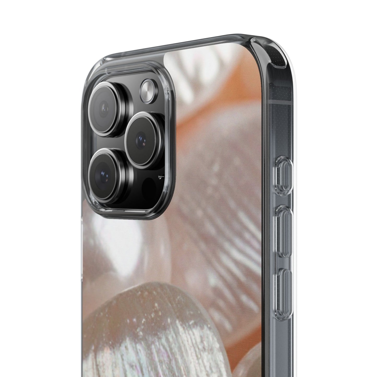 Clear Phone Case – Blush Pearl