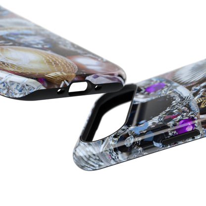 Impact-Resistant Phone Case – Chrome Jewel