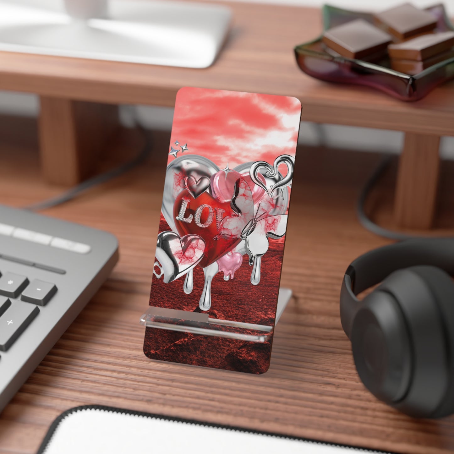 Phone Stand – Chrome Love