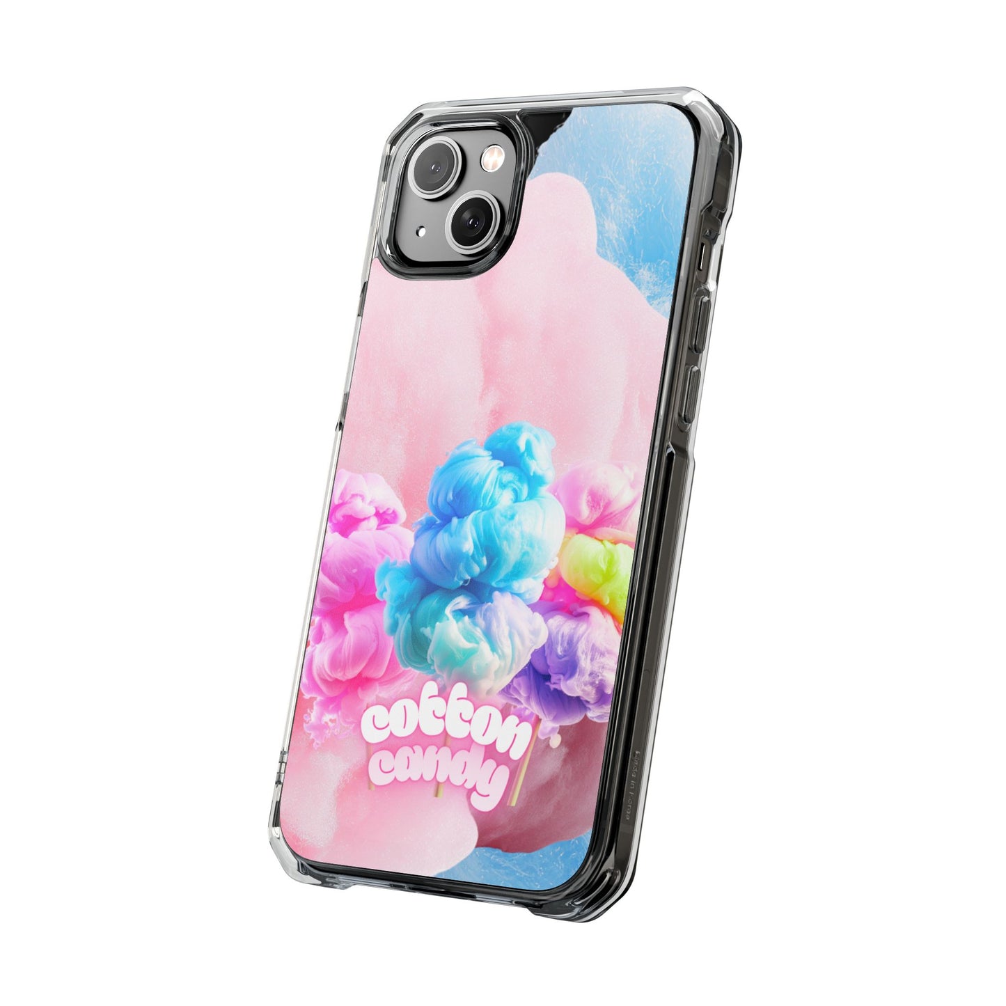 Clear Magnetic Phone Case – Cotton Candy Dream