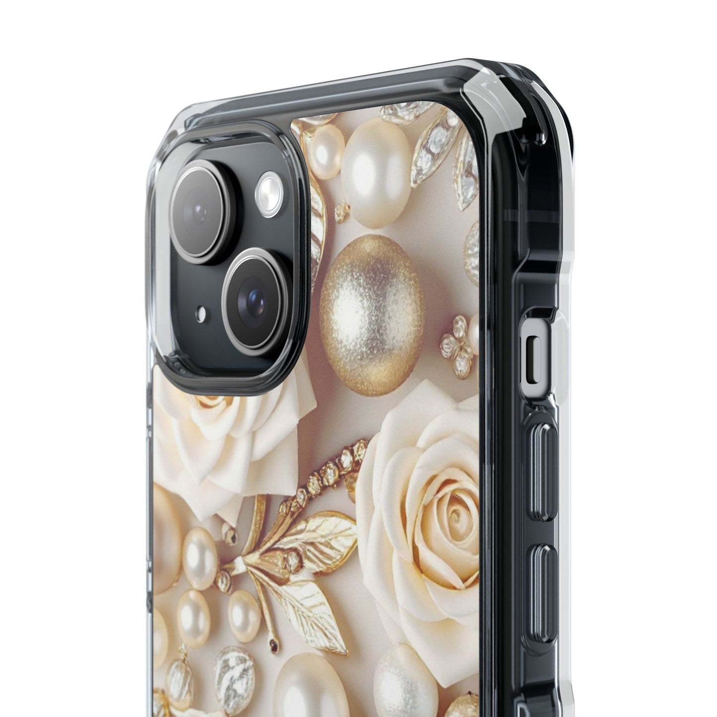 Clear Magnetic Phone Case – Ivory Opulence