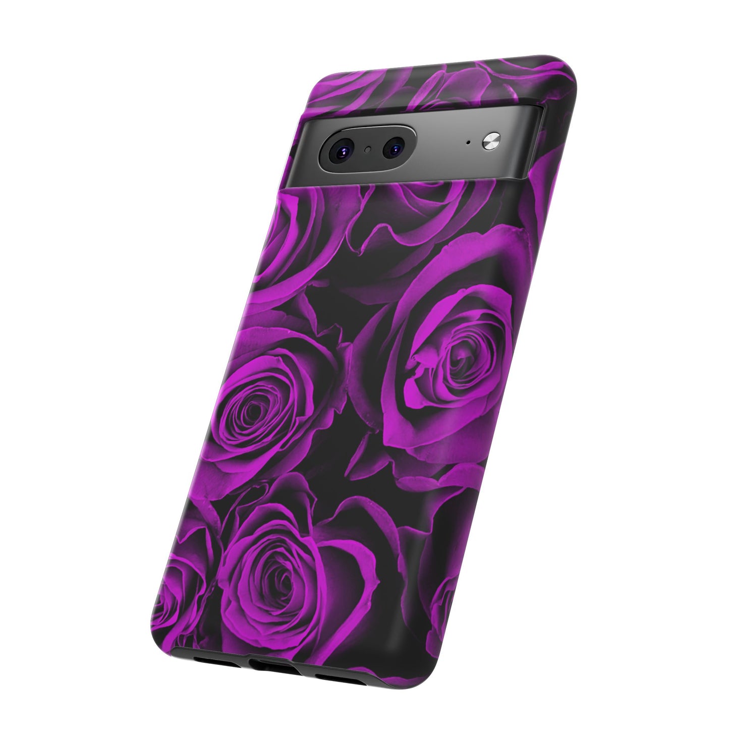 Protective Phone Case – Amethyst Roses