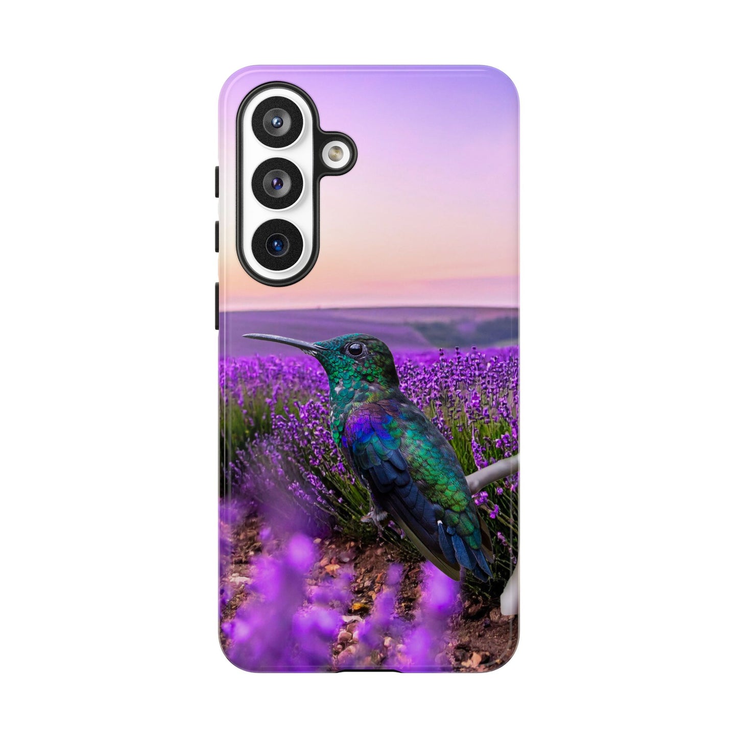 Protective Phone Case – Hummingbird Reverie