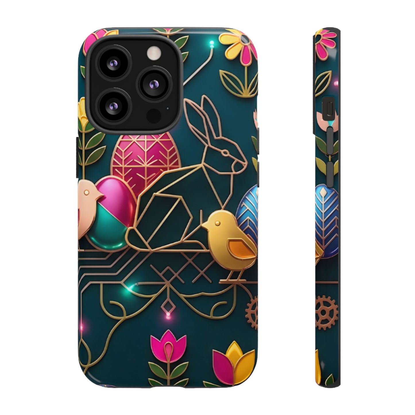Protective Phone Case – Jeweled Garden