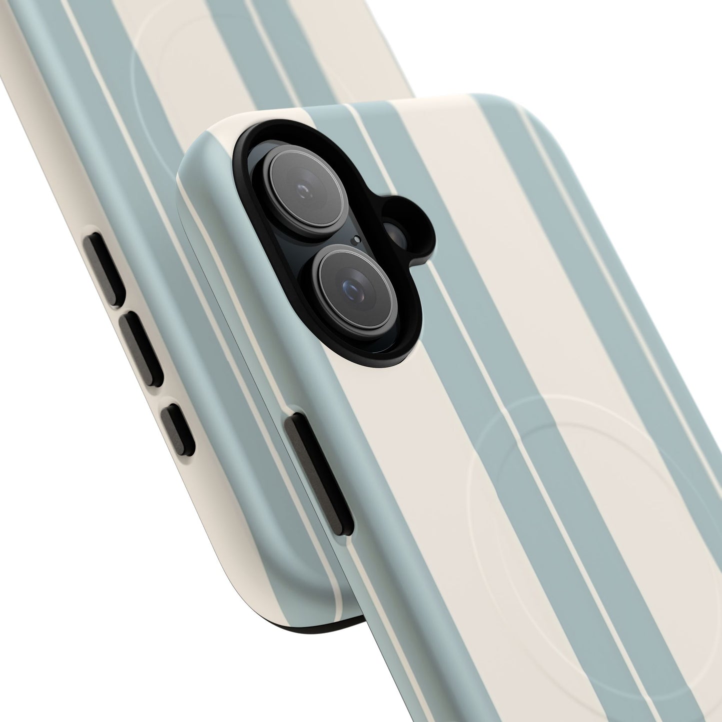 Protective Magnetic Phone Case - Coastal Stripe
