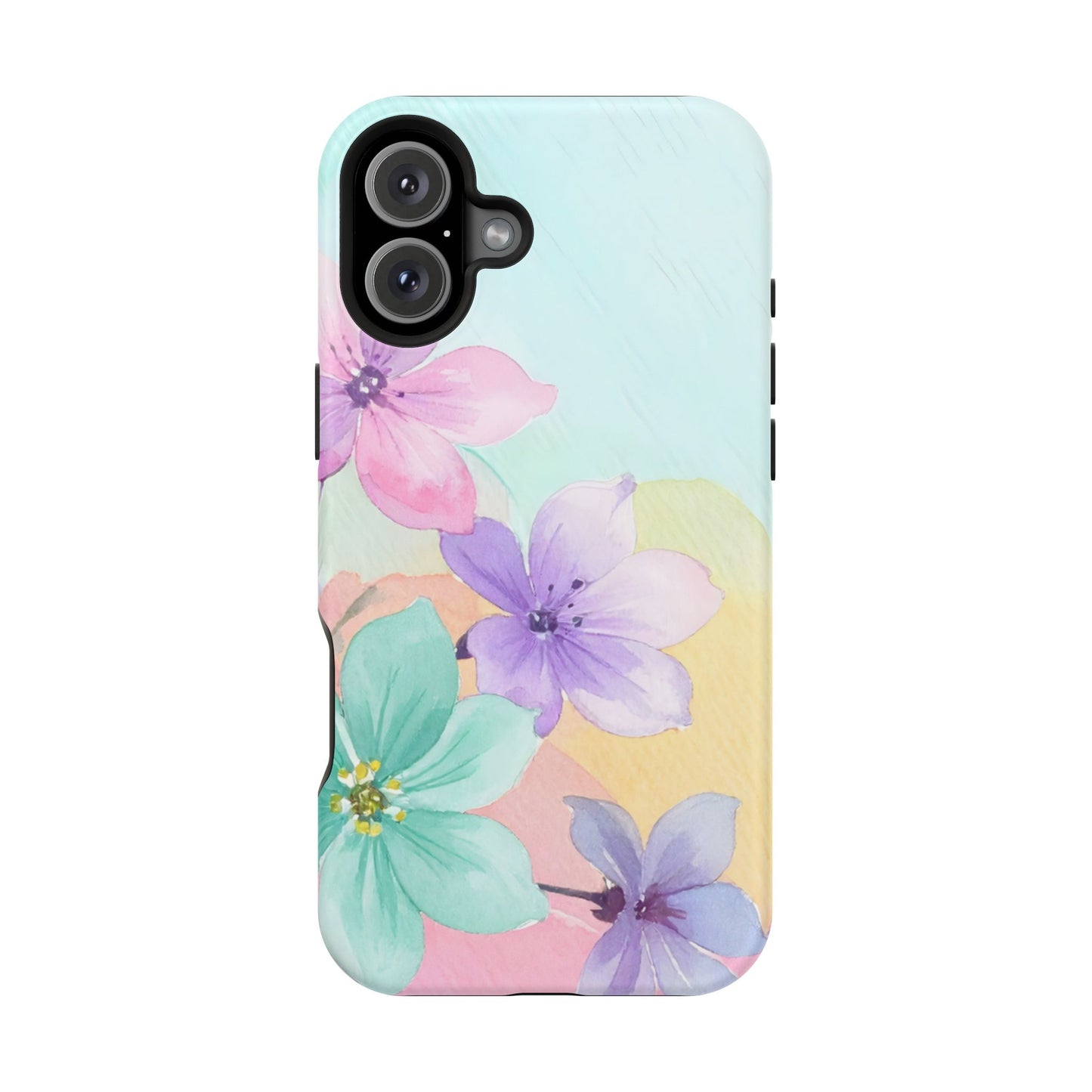 Wireless-Charging Compatible Case – Water Petal