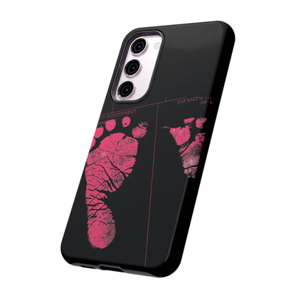 Protective Phone Case – Mom’s Little Pink Footprints