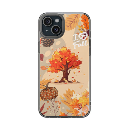 Clear Phone Case – Fall in Love