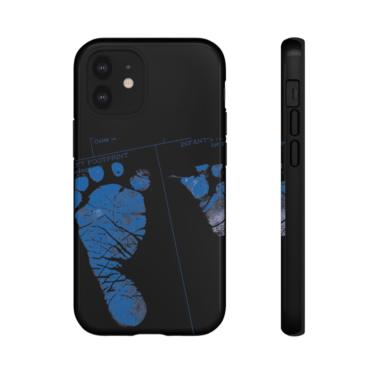 Protective Phone Case – Mom’s Little Blue Footprints