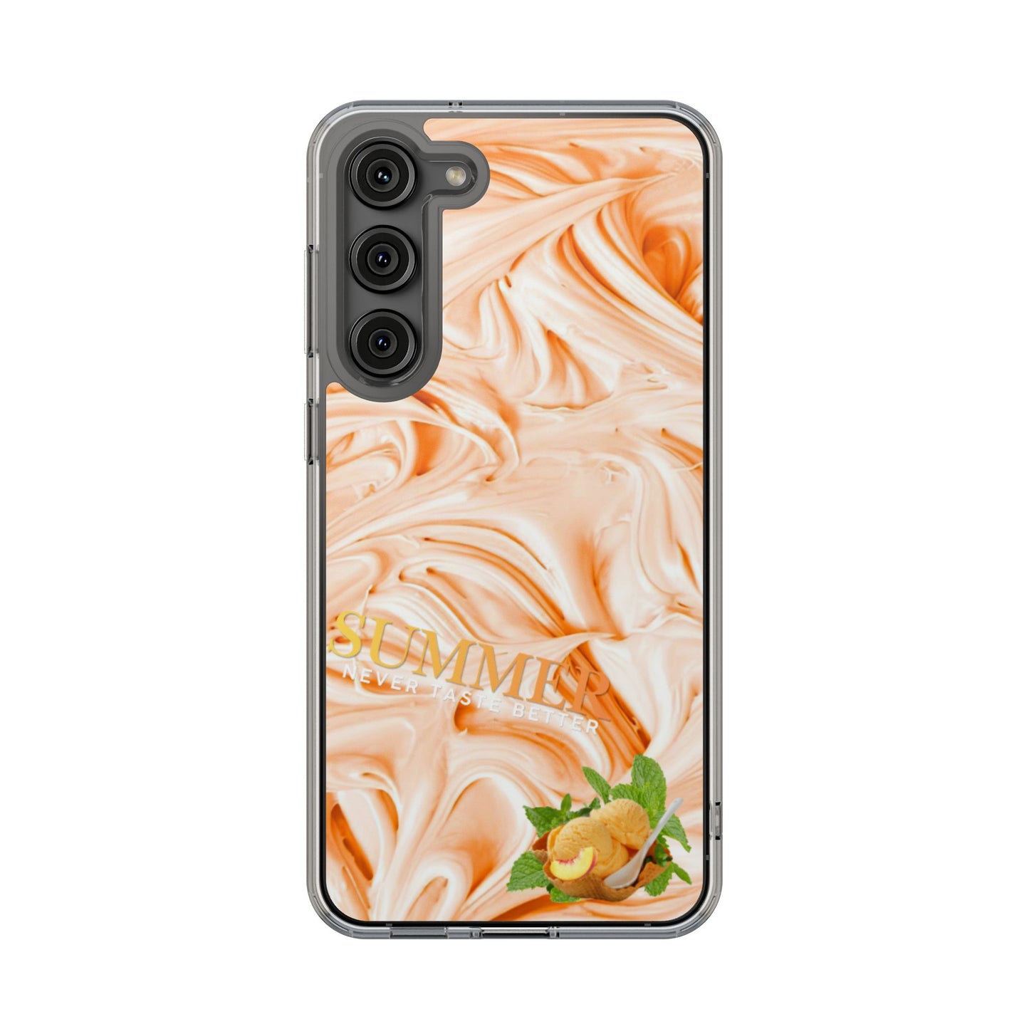 Clear Phone Case – Peach Sorbet