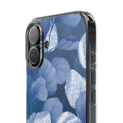 Clear Phone Case – October Blues – Compatible with iPhone 13–17 & Samsung Galaxy S25–S26 Series