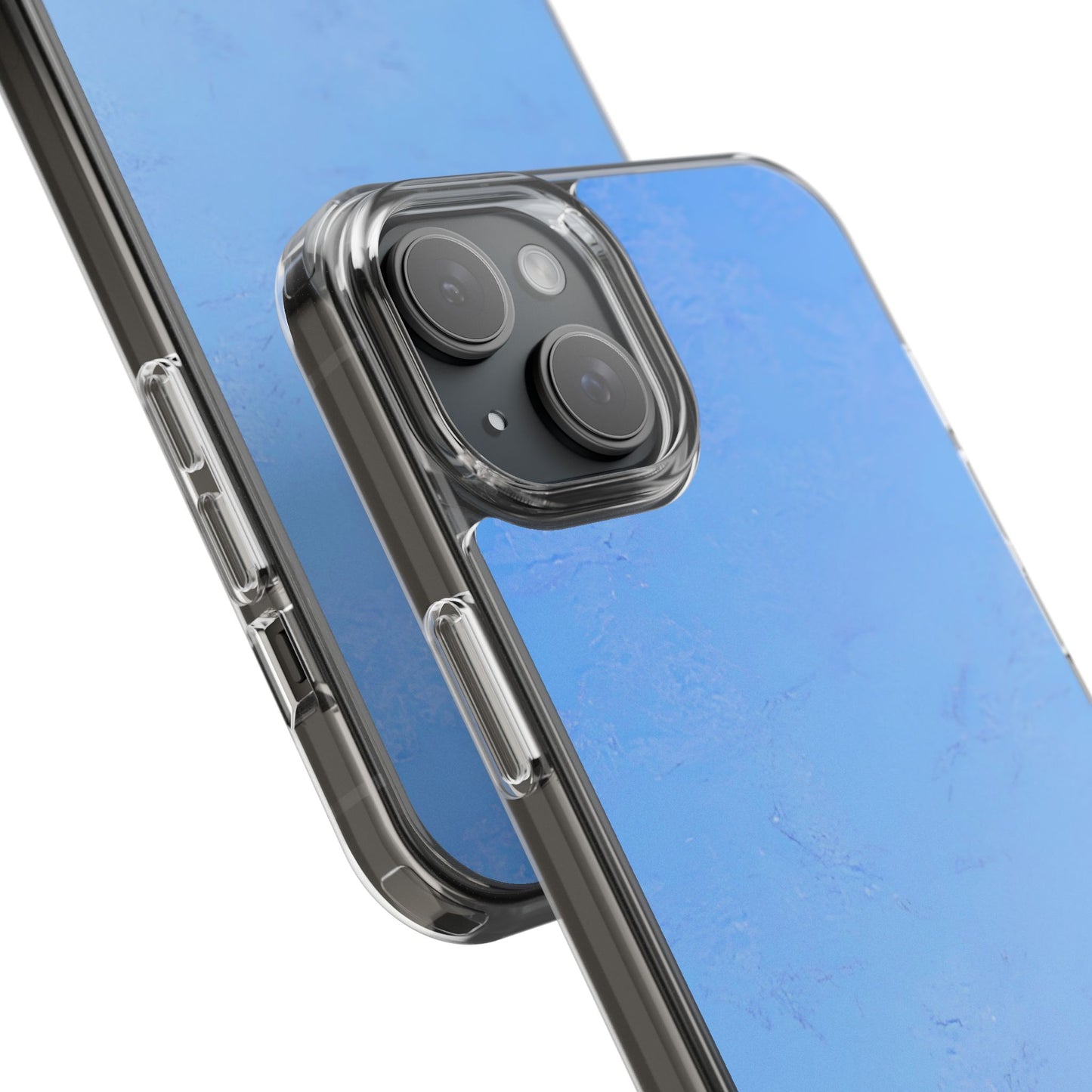 Clear Phone Case – Azure Fade