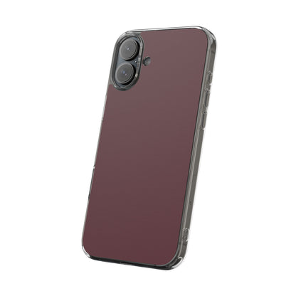 Clear Phone Case – Mulled Wine – Compatible with iPhone 13–17 & Samsung Galaxy S25–S26 Series
