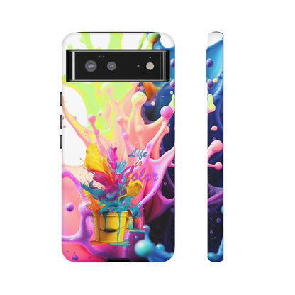 Color Splash Phone Case — “Life in Color” Protective Tough Case