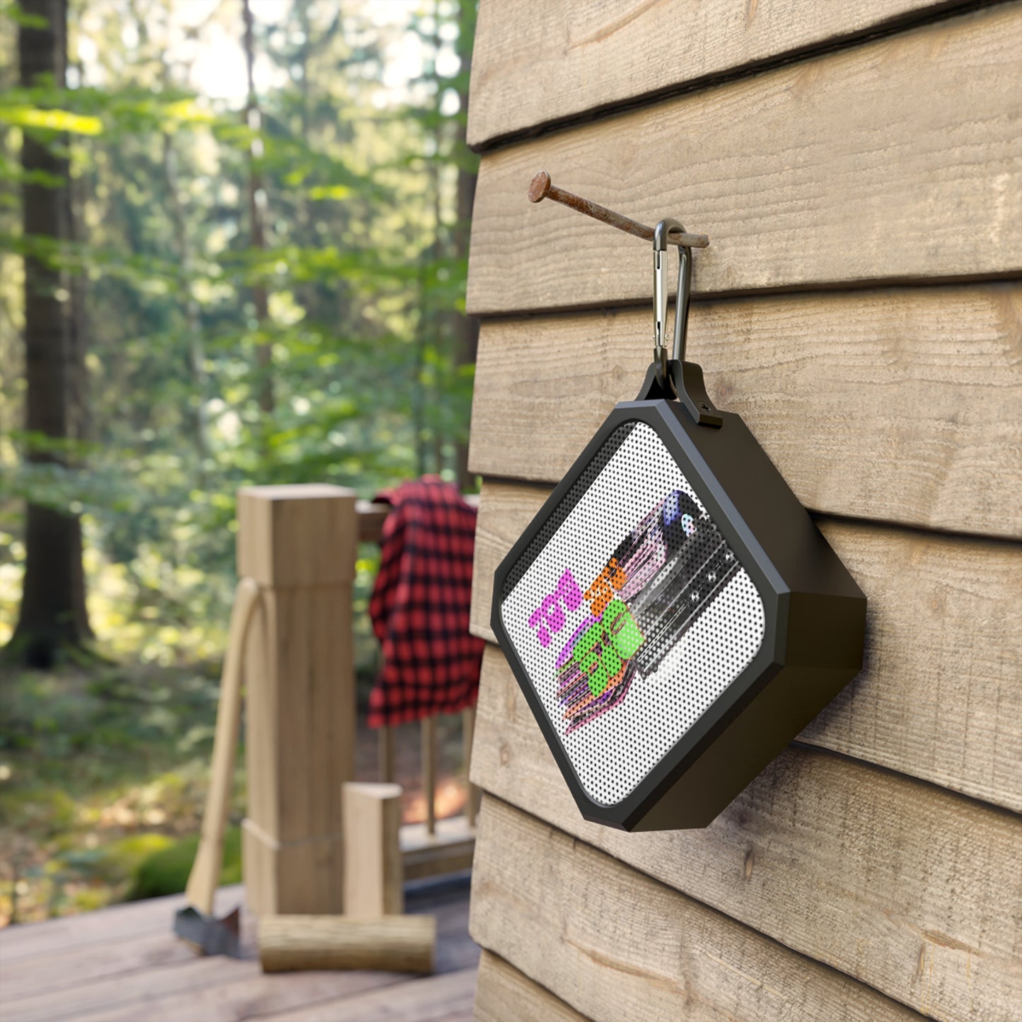 Water-Resistant Bluetooth Speaker – 70s Spin