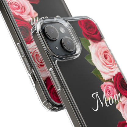 Clear Phone Case – Mom’s Rose Bouquet