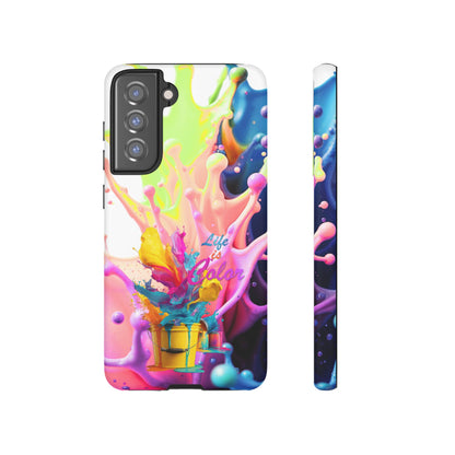 Color Splash Phone Case — “Life in Color” Protective Tough Case