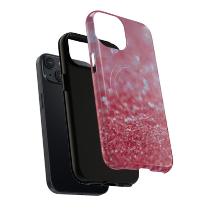 Protective Magnetic Phone Case – Rosé Sparkle